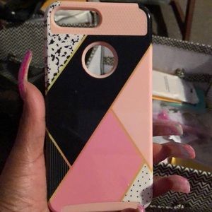 iPhone 7/8 Plus in pink leopard